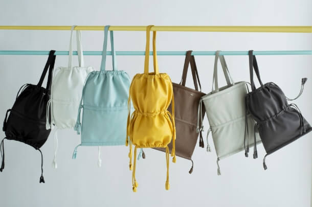 アレンジ自在！ 新登場の和光のドローストリングバッグ │ WAKO INDEX 115