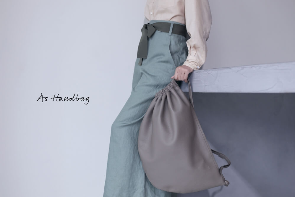 和光の新作は持ち⽅⾃在な「ムーンサック」 ｜ WAKO INDEX 180