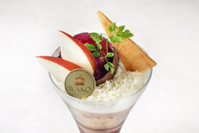冬味の「SHIKIパフェ」が登場リンゴとショコラで季節を味わう