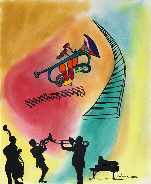 80th Anniv.日野皓正アートの世界― 音のちから・絵のちから― | 展覧会