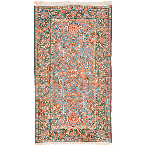 希少 大型ヴィンテージラグ ペルシャ絨毯 ケルマン産(236×153cm)ウール